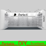 Build and Install Portable Versatile Reusable Modular Exhibition Stand with PVC Shelves Display