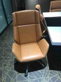 High Back Bended Wood Office Armrest Executive Chair