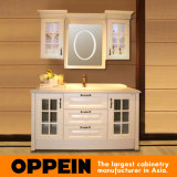 Oppein Europe Style Solid Wood Oak Bathroom Floor Cabinets (OP15-116A)