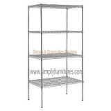 Industrial Garage Use Heavy Duty Wire Shelving with 4-Tier