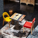 Durable Restaurant Furniture Set with Clashing Colors Wooden Chair (SP-CT798)