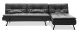 Modern PU Leisure Sectional Sofa Set and Bed in One