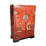 Chinese Antique Furniture-Painting Wooden Cabinet