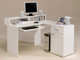 Amazing White Computer Desks in L Shape Design Ideas (HF-D001)