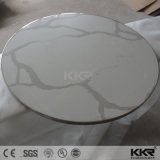 China Wholesale Artificial Marble Color Solid Surface Dining Table with 2 Seat