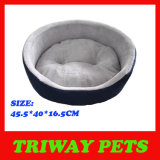Denim & Flannel Foam Pet Bed (WY161028)