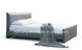American Style Leather Double Bed (A-B13)