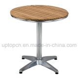 Wholesale Restaurant Cafe Furniture Outdoor Wood Table Aluminum (SP-AT330)