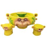 Funny Amusement Park Equipment Monkey Sand Table for Children Entertainment (S06-Yellow)