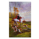 Handmade Hunting Scenes Canvas Art Paintings for Decoration