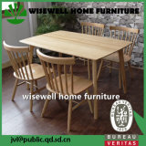 Oak Wood Home Furniture 5PCS Dining Table Set
