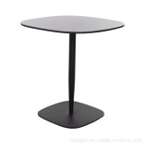 Popular Laminate Round Black Dining Table for Restaurant Coffee (SP-RT407)