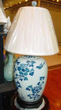 Chinese Antique Porcelain Desk Lamp