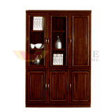 Modern Furniture Veneer Book Cabinet (HY-C805)