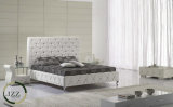 Luxury High Back Bedroom Furniture Leather Bed