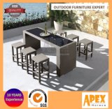 Garden Outdoor Furniture Rattan Bar Dining Set
