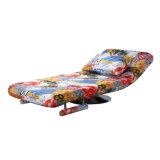 Leisure Swivel Sofa Chair with Sofa Bed Function