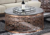 Picture of Modern Glass Coffee Table with Tempered Glass Top