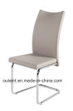 PU Faux Leather Chromed Painted Dining Chair (OL17104)