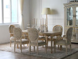 Classic Style Dining Table and Chair for Home Dining Room