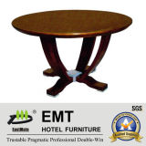Hot Selling Wooden Nice Design Round Coffee Table (EMT-CT05)