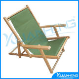 Wooden Deck Chair Beach Holiday Travel Folding 3 Positions