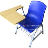 Plastic Student Chair with Writing Pad, Examination Chairs Attached Writing Pad, School Chair with Writing Pad