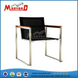 Black Textile Metal Frame Leisure Chair