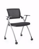 Modern Training Folding Four Legs Sustainable Mesh Metal Chair
