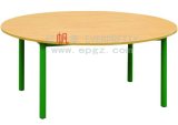 Oval-Shaped Children Furniture School Wooden Table