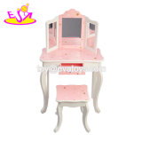 Wholesale Cheap Wooden Kids Dressing Table with Mirror W08h094