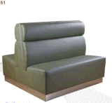 Double Sided Restaurant Booth Seat Sofa
