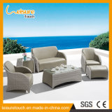 Garden Leisure Home Rattan Sofa Set Modern Table and Chair with Foot Stool Wicker Outdoor Set Patio Lounge Hotel Furniture