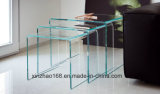 White Hot Bend Glass Set Coffee Table