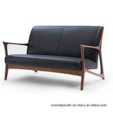 Hot Sale Genuine/PU Leather Leisure Wood Frame Sofa Chair