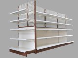 Skilled Manufacturing Wire Back Panel Display Shelf Unit