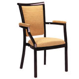 High Quality Wood Design Comfortable Armrest Dining Chair