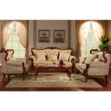 Wood Sofa with Corner Table for Living Room Furniture (D299A)
