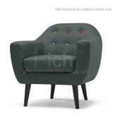 New Modern Design Fabric Sofa for Living Room (1Seater)