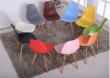 Colorful Plastic PP Chair with Wooden Leg New Style (FOH-BCC08)