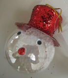 Handmade Chritsmas Glass Snowman Crafts