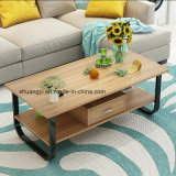 White Cheap Living Room Wooden End Table or Coffee Table
