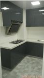 Kitchen Cabinet Gray Color Lacquer Finish High Gloss Yb-16005