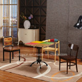 Distinctive Square Restaurant Table with Metal Leg and Wood Chair (SP-CT813)
