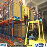Industrial Warehouse Cold Room Driving in Pallet Racking