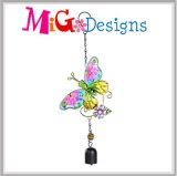 Butterfly Metal Newest Wind Chime with Bell Garden Decoration