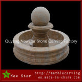 Stone Carving Sculpture Rotating Ball Fountain for Garden Decoration