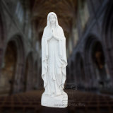 Exquisite Marble Statue of St. Mary