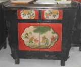 Chinese Wooden Painted Praying Cabinet Lwb868