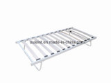 Folding Guest Bed with Wood Slats and Castors (OL1757)